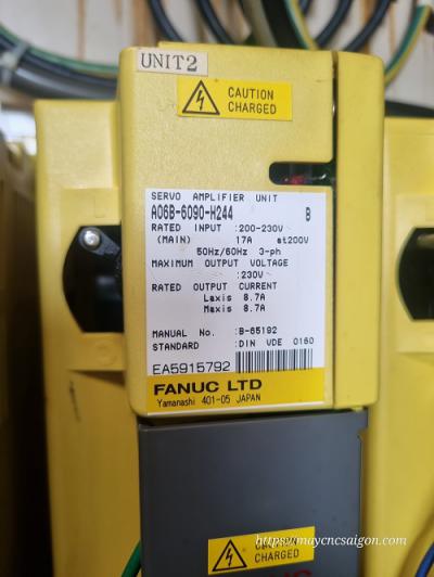 A06B-6090-H244 - Fanuc Servo Alpha - 2 Trục